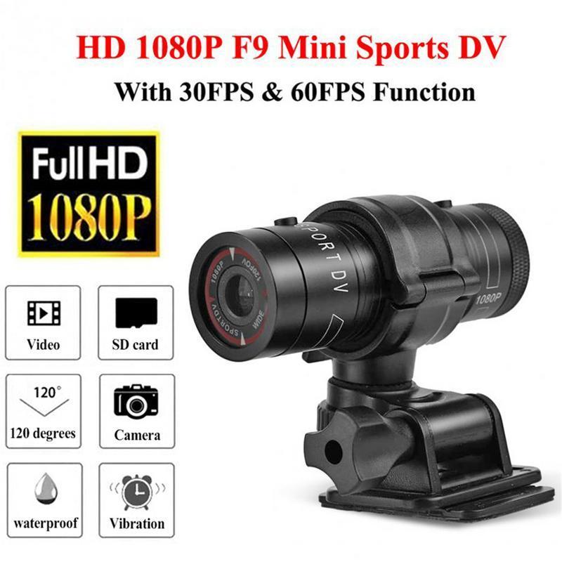 New Motorcycle Camera Full HD 1080P Mini Sports DV Camera Bike Motorcycle Helmet Action DVR Video Cam For ports Outdoor