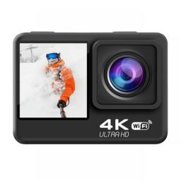 Retail 4K 60FPS Wifi Action Camera Anti-Shake DV Camera Dual Screen 170° Wide Angle 30M Waterproof Sport Camera