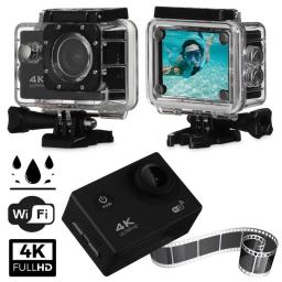 Underwater Camera DV Sports Camcorder Wide Angel Lens Ultra 4K 1080P Sports Camera Action Camcorder WiFi Camera