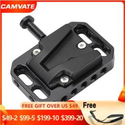 CAMVATE Mini V Lock Mount Female Adapter Quick Release With 1/4