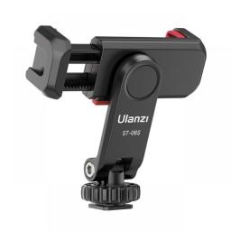 Ulanzi ST-06S Phone Holder Mount Clamp Clip Horizontal And Vertical Shooting For Smartphone Cold Shoe Mount Video Light Mic