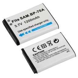 Rechargeable Lithium Battery 3.7V 1200mAh Replacement Camera Battery BP-70A BP70A For ES65 70 73 75 80 PL80 90 110 20 120 170