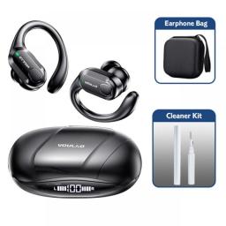 VOULAO TWS Bluetooth 5.3 Earphones Wireless Headphones HiFi Stereo Ear Hook Earbuds Noise Reduction Waterproof Headsets WIth Mic