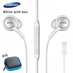 Samsung AKG Type USB C Earphones EO IG955 In-ear Mic Headphones Earbuds Wire Headset For Galaxy S22 S21 S20 Note 20 Tab S8 Tipo
