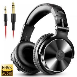 Oneodio Wired Professional Studio Pro DJ Headphones With Microphone Over Ear HiFi Monitor Music Headset Earphone For Phone PC