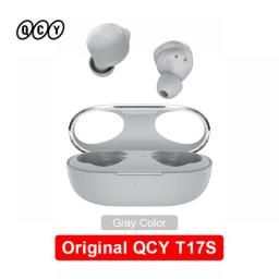 QCY T17S Bluetooth Earphone AptX Qualcomm BT5.2 TWS Wireless Earbuds 4 Mic CVC HD Call Touch Control Headphones Support APP
