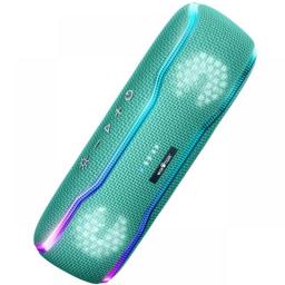 WISE TIGER Outdoor Speaker Bluetooth Subwoofer Speaker IPX7 Waterproof Loudspeaker Stereo Surround Speaker With Colorful Lights