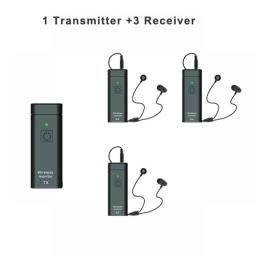 UHF Wireless In-Ear Monitor System Professional Digital Sound Stage  Broadcast Sound Card Outdoor Transmitter  Receiver