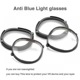 For Oculus Quest2 Prescription Lenses Anti Blue Myopia Lens Quick Disassemble Magnetic Frame Glasse For Meta Quest 2 Accessories
