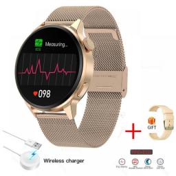 2023 NFC Smart Watch Women Bluetooth Call Wireless Charging Watches Sport GPS Tracker Heart Rate ECG Smartwatch Support Hebrew