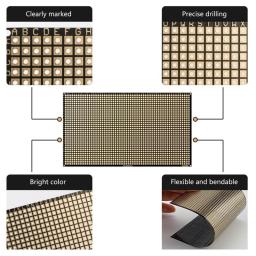 60x80mm Soft Thin PCB Flexible Single Side FR4 Laminate Breadboard Circuit Board Prototype Matrixs Print Paper Portable