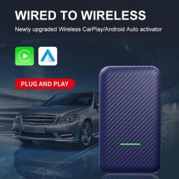 QL-CP2A Wireless Carplay Adapter Handsfree Safe Driving Carplay AI Box 5G WiFi Bluetooth-compatible 5.0 Auto Accessories