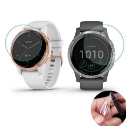 2PCS Soft Clear Protective Film Guard For Garmin Vivoactive 4/4S GarminActive S Watch Vivoactive4 Screen Protector (Not Glass)