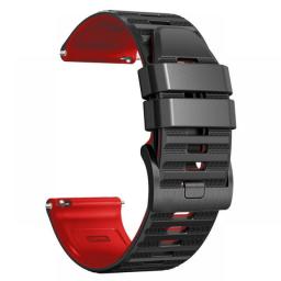 24mm Soft Silicone Strap For Suunto 7 9 Baro Copper Double Colors Wristband Suunto D5 Spartan Sport Wrist HR Watch Band Bracelet