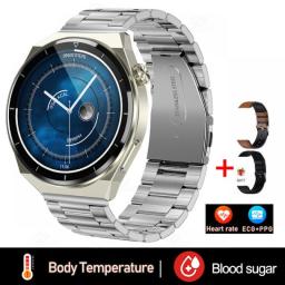 2023 New ECG+PPG Smart Watch Men Health Blood Sugar Heart Rate Blood Pressure Fitness Sports Watches IP68 Waterproof Smartwatch