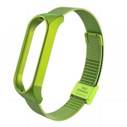 Wistband Strap For Xiaomi Mi Smart Band 6 5 4 3 Metal Screwless Stainless Steel Replacement Bracelet For Xiaomi Mi Band 6 5