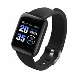116Plus Smart Watch Sports Fitness Bracelet Color Screen Bracelet Sports Pedometer Bluetooth Reminder Heart Rate Blood Pressure