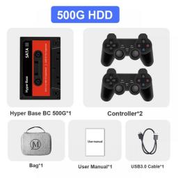 Batocera 35.linux 500G External HDD Game Hard Drive Disk Game Consoles 48000+Games For PSP/MAME/N64/DC/3DO/NES For PC/Laptop/Mac