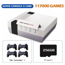 Retro Super Console X Cube Video Game Console With Joystick Built-in 110000 Game For PSP/PS1/NES/N64/NDS 20000 3D Games For Free