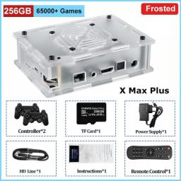 TSINGO New Super Console X Max Plus 4K HD Output Dual System WiFi Retro TV Video Game Player 65000+ Games For PSP/PS1/SS/N64