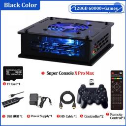 Retro WiFi Super Console X Pro Max Video Game Console 4K HD Output S905X CPU Dual System 70000+Games 50+ Emulator For PS1/PSP/DC