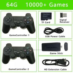 New M8 Video Game Console 4K HDMI-Compatible Game Stick Built In 10000 Retro Game TV Dendy Console Support For PS1/FC/GBA/MAME
