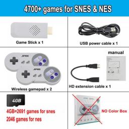 Game Stick Retro Video Game Console SF900 Built In 1500 2900 4700 Classic Games Wireless Controller 16 Bit Gaming For Snes Nes