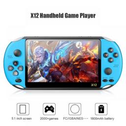 X12PLUS/X12/X7 Handheld Game Console 7Inch HD Screen Handheld Portable Video Player Built-in Classic Free Games X12/X7