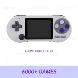 SF2000 Portable Video Game Console 3 Inch IPS Screen Handheld Game Console Built-in 6000+ Games Retro TV Game Player AV Output