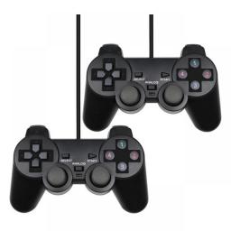 Wired USB PC Game Controller For WinXP/Win7/Win8/Win10 For PC Computer Laptop Black Gamepad Joystick