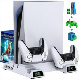 FOR PS5 Cooling Stand 2 Cooler Fan 2 Controller Charger Charging Dock Station For Playstation 5 PS 5 Console & Dualsense