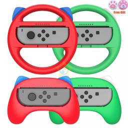 4 In 1 Left And Right Hand Grips Controller Joystick Grips Racing Steering Wheel For Nintendo Switch NS