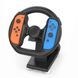 For Nintendo Switch OLED Racing Game NS Accessory Steer Wheel Controller Attachment With 4 Suction Cups For Joy-con Compatible