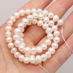 100Percent Natural Freshwater Pearl High Quality AAA Round Beaded For Jewelry Making Irregular Beads DIY Bracelet Necklace Accessories
