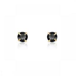 925 Sterling Silver Ear Needle Black Zircon Series Hoop Earring Flower Enamel Round Smiley Moon Earrings For Women Fine Jewelry
