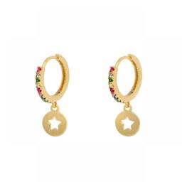 BOKAO 2021 Trend Earrings For Women Earrings Silver 925 Cross Star Drop Earring Piercing Jewelry Bijoux Femme Cartilage  Серьги
