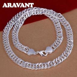 925 Silver 6mm 10mm Necklaces Chain For Men Fashion Jewelry