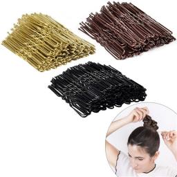50pcs 50/60/70mm Hair Pins And Clip U Shape For Hairstyles Women Girl Hairpin Accessories Bridal Wedding Head Jewelry Decoration