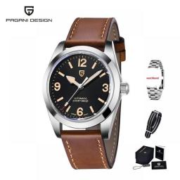 2023 New 36MM PAGANI DESIGN Men Automatic Mechanical Watches Luxury Explorer Sport NH35 Sapphire AR Coating 20Bar Reloj Hombre