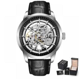 PAGANI DESIGN Brand Hot Sale 2023 Skeleton Hollow Leather Men's Wrist Watches Luxury Mechanical Male Clock New Relogio Masculino