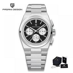 PAGANI DESIGN 2023 New Classic Men's Sport Quartz Watches Sapphire Stainless Steel VK63 Waterproof Clock Relogios Masculinos