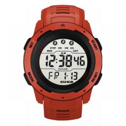 NEW Digital Sport Watch Men Luminous Dial Casual Wrist Watches Rubber Strap Fashionable Clock Waterproof Wristwatch For Men