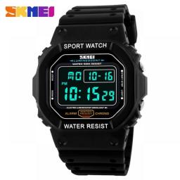 SKMEI 1134 Digital Sport Men's Watches 5Bar Waterproof Military Watch  Alarm Calendar Male Electronic Clock Relogio Masculino
