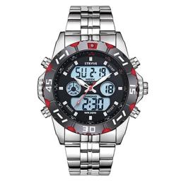 STRYV New S Shock Men Sports Watches Big Dial Quartz Digital Watch For Men Luxury Brand LED Military Waterproof Men Wristwatches