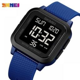 SKMEI Men Alarm Chrono Clock 5Bar Waterproof Military Watches LED Display Shock Digital Watch Reloj Hombre Outdoor Sport Wat