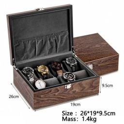 Walnut Watch Storage Box Simple Household High-grade Wooden Mechanical Watches Bracelet Collection Display Box  Watch Box Case