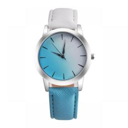 WOKAI High Quality Fashion Men's Business Belt Quartz Watch Boy Ray Personality Simple Student Waterproof Clock Retro Classic