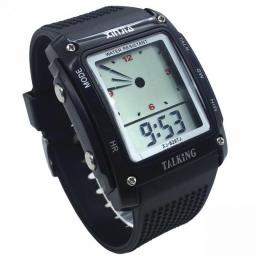 Arabic Talking Watch For The Blind And Elderly Electronic Sports Wristwatches 829TA