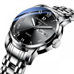 High Quality Stainless Steel Couple Quartz Watch For Men Women Luxury Sports Wrist Watches Fashion Casual Date Week Wristwatch