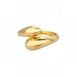 Zircon Double Heart Rings For Women Crystal Stainless Steel Heart Love Adjustable Ring Femme Aesthetic Wedding Jewelry Gift 2023